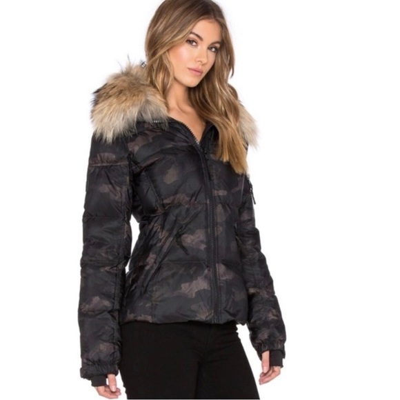 SAM. NEW YORK Camo Fur Freestyle Jacket (XS) - Picture 2 of 11